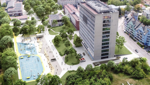 Complete renewal of the central campus in Veszprém